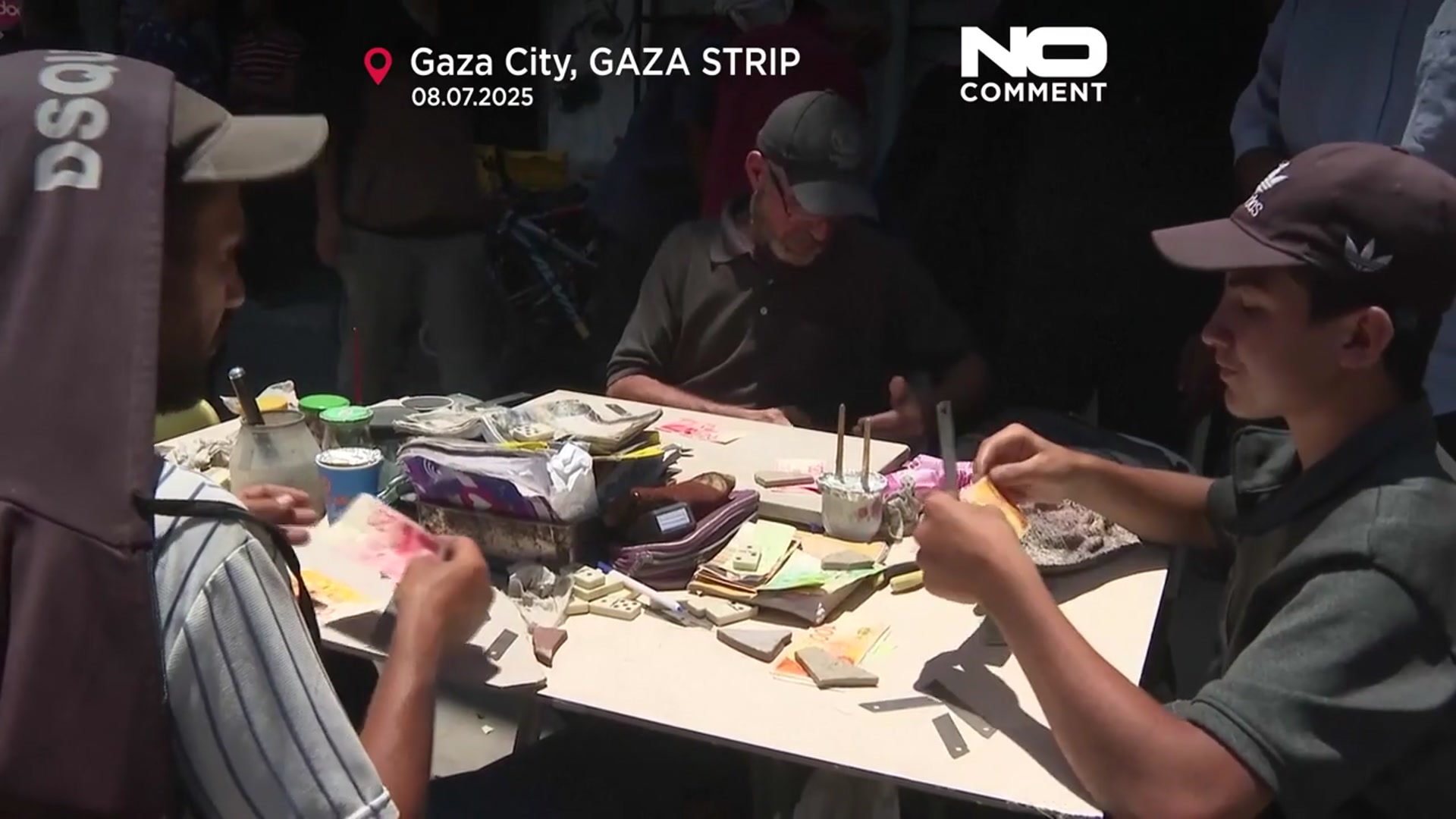 'Video thumbnail for Cash shortage forces Gazans to pay high price for their own money'