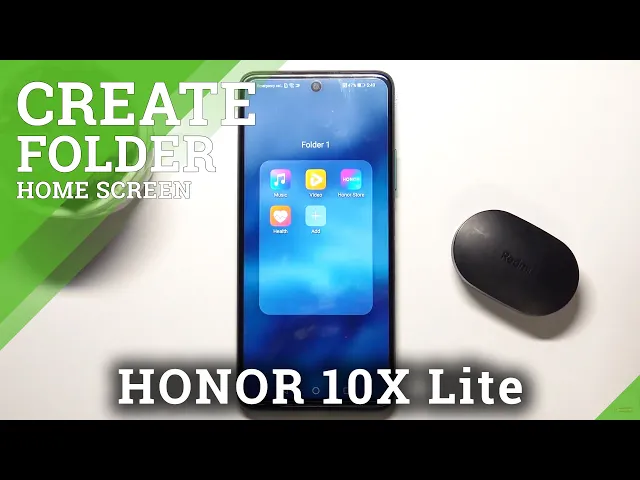 Video thumbnail for How to Create Folders on Home Screen in Honor 10X Lite? Home Screen Set Up