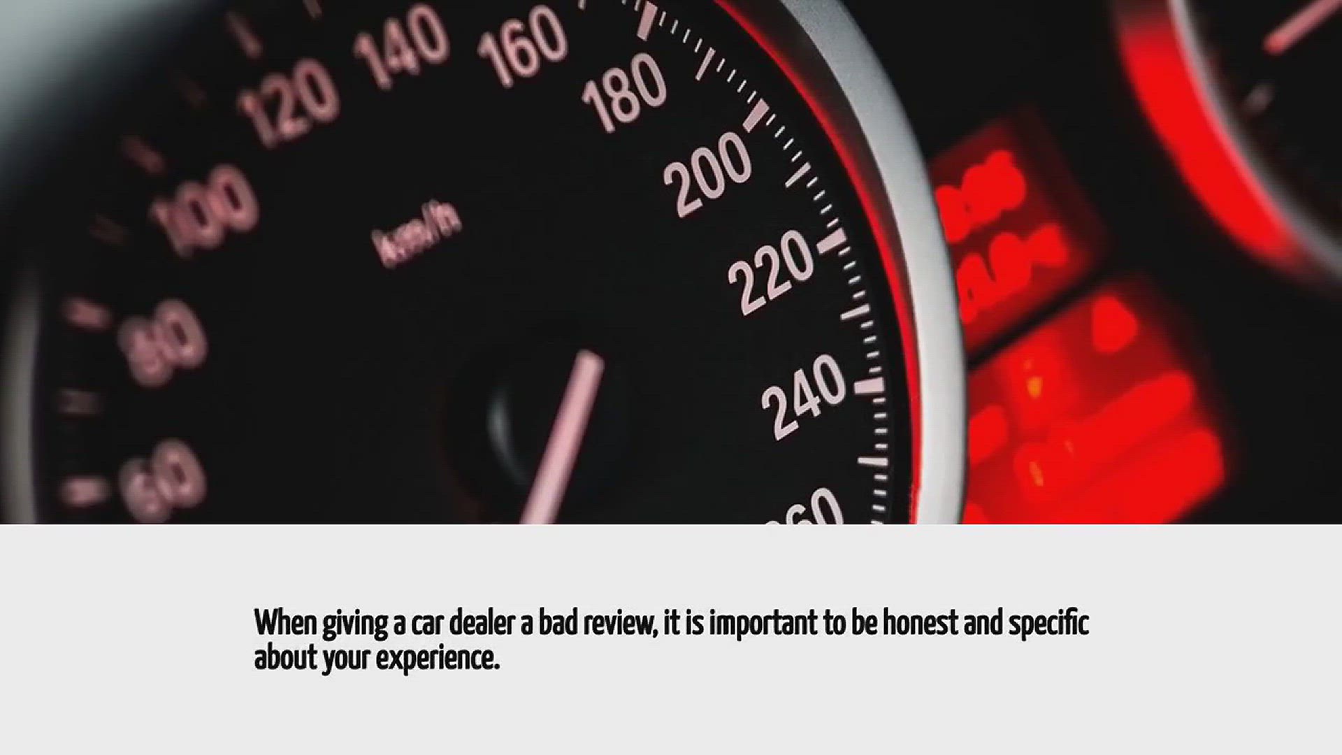 Video thumbnail for How To Give A Car Dealer A Bad Review