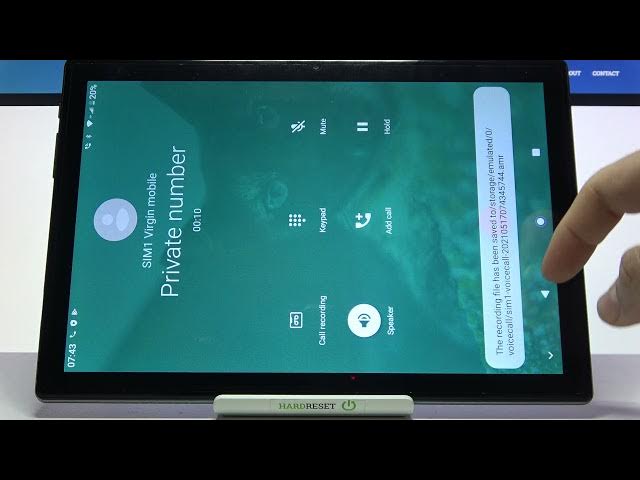 Video thumbnail for Teclast p20hd - Incoming Call Presentation