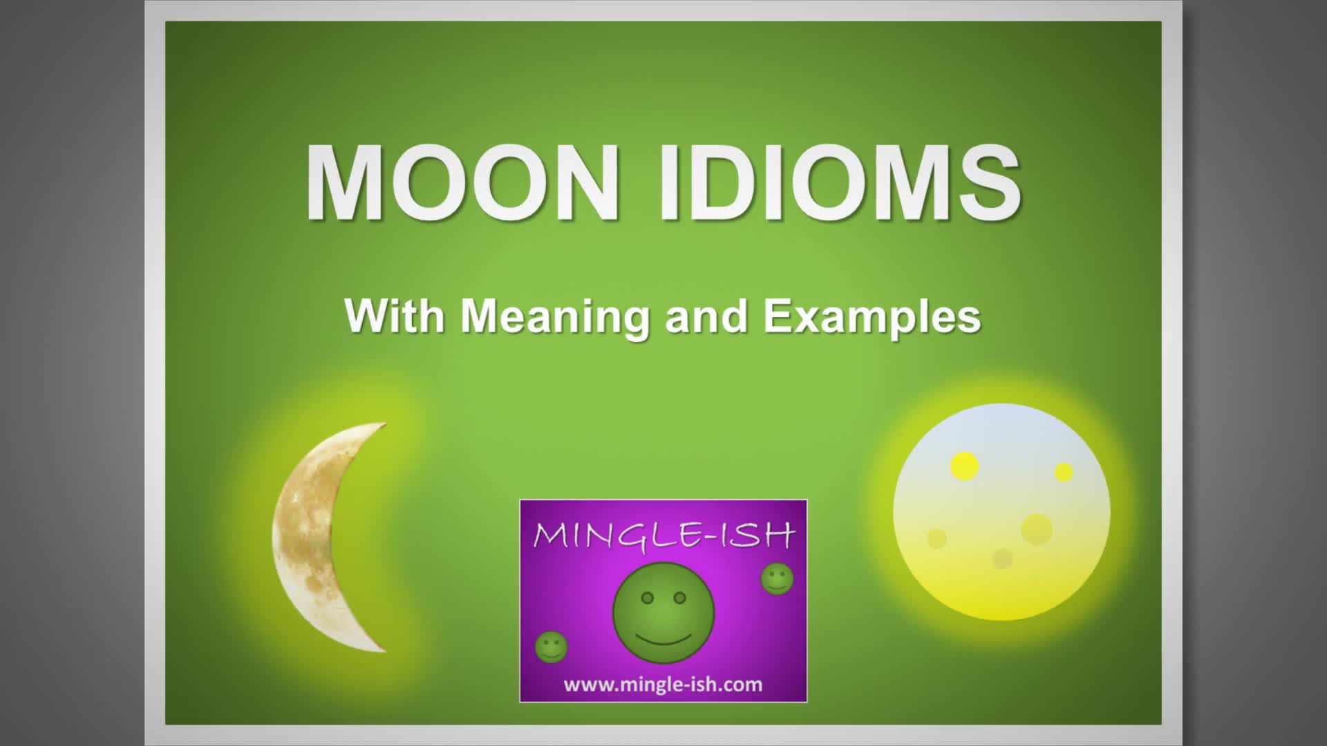 Video thumbnail for 5 Moon Idioms in English: Learn Popular Expressions and Their Meanings