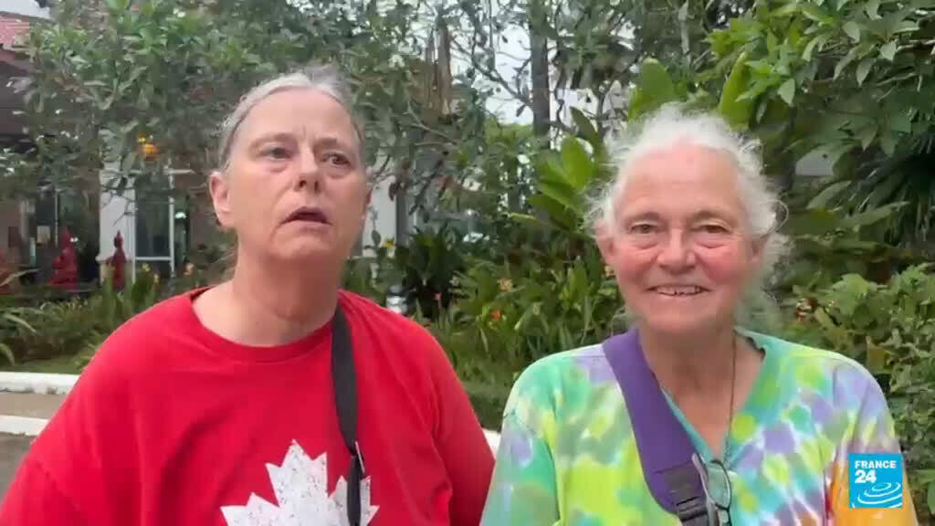 Video thumbnail for US cruise ship halts world voyage over fuel costs, 200 passengers stranded in Cambodia