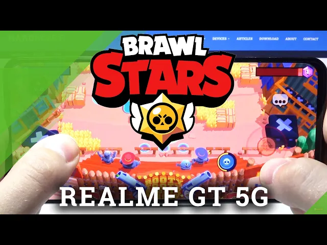 Video thumbnail for Test Game Brawl Stars on REALME GT 5G | Snapdragon 888 | 8GB RAM | Gameplay - FPS Check