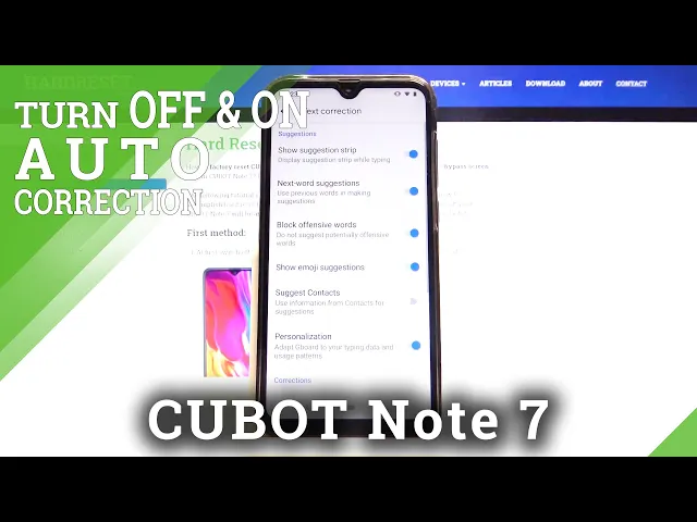 Video thumbnail for How to Manage Auto Correction in CUBOT Note 7 – Dictionary Settings