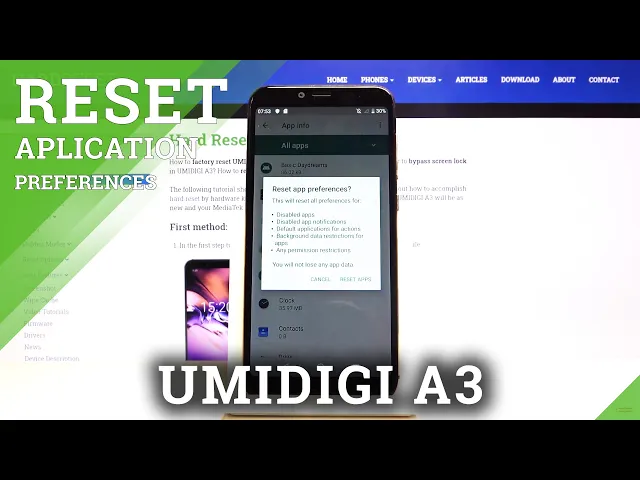 Video thumbnail for How to Reset App Preferences on UMIDIGI A3 – Restore App Settings