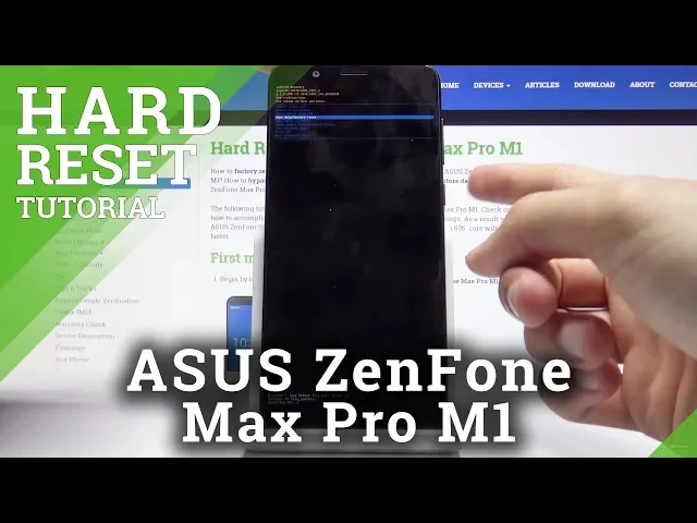 Video thumbnail for Hard Reset Asus ZenFone Max Pro M1 - Bypass Screen Lock Method