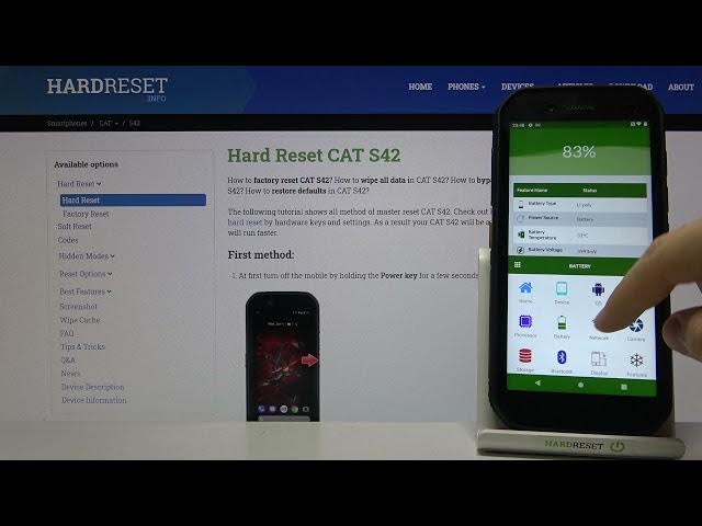 Video thumbnail for CPUZ Pro Benchmark on CAT S42 – Check Specification