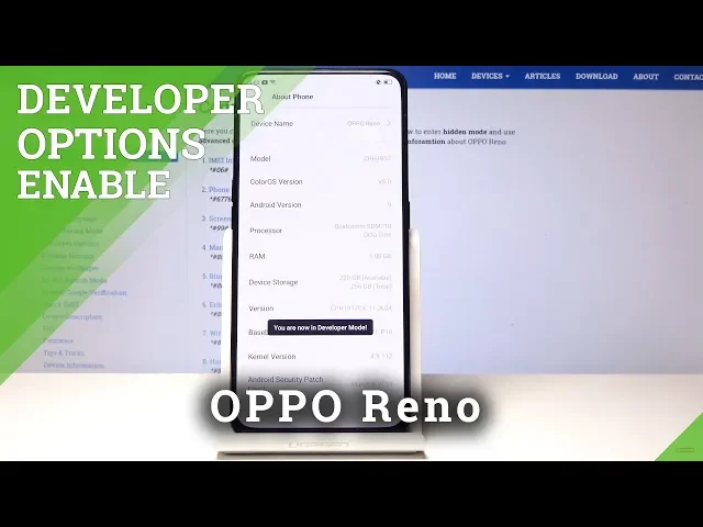 Video thumbnail for OPPO Reno DEVELOPER OPTIONS / Enable OPPO Developer Settings