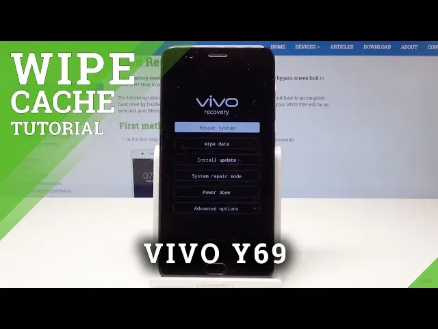 Video thumbnail for Wipe Cache Partition on VIVO Y69 - Cache Clean Up / Reset Cache