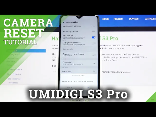 Video thumbnail for How to Reset Camera Settings in UMIDIGI S3 Pro – Restore Camera Defaults