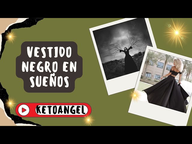 'Video thumbnail for Vestido negro en sueños: significado y simbolismo profundo'