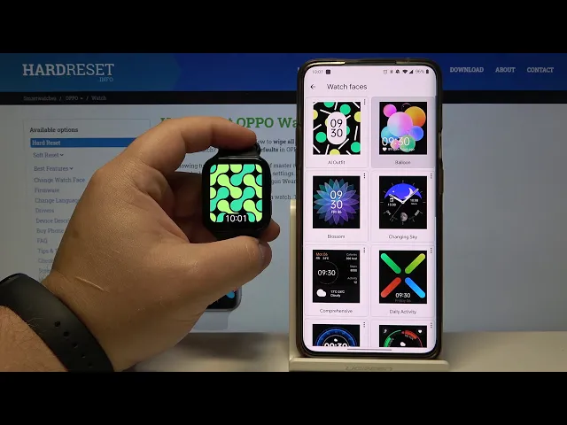 Video thumbnail for How to Change Watch Face in OPPO Watch 41mm – Customize Display