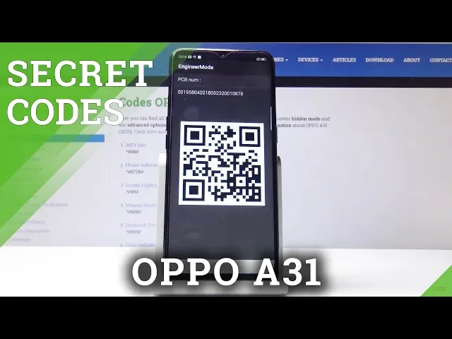 Video thumbnail for Secret Codes on OPPO A31 2020 - Test Device / Phone Info