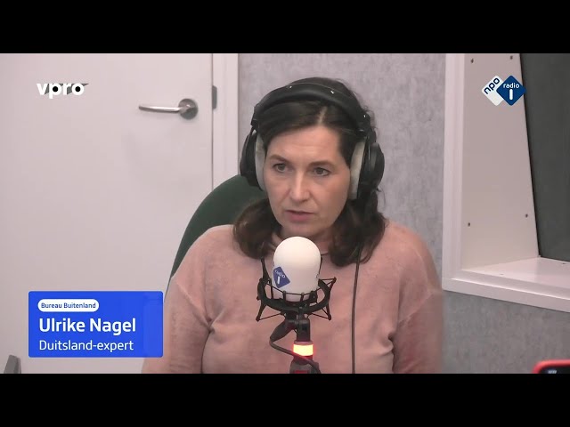 Video thumbnail for 2025-02-24 Ulrike Nagel op Radio 1 Bureau Buitenland: Merz mag aan de bak