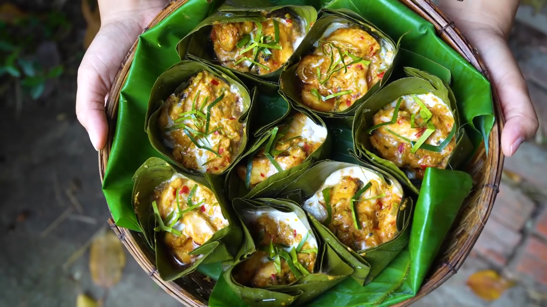 'Video thumbnail for Amazing Cambodian VILLAGE FOOD  Khmer AMOK + Coca-Cola Chicken with @ThydaCookingTV'