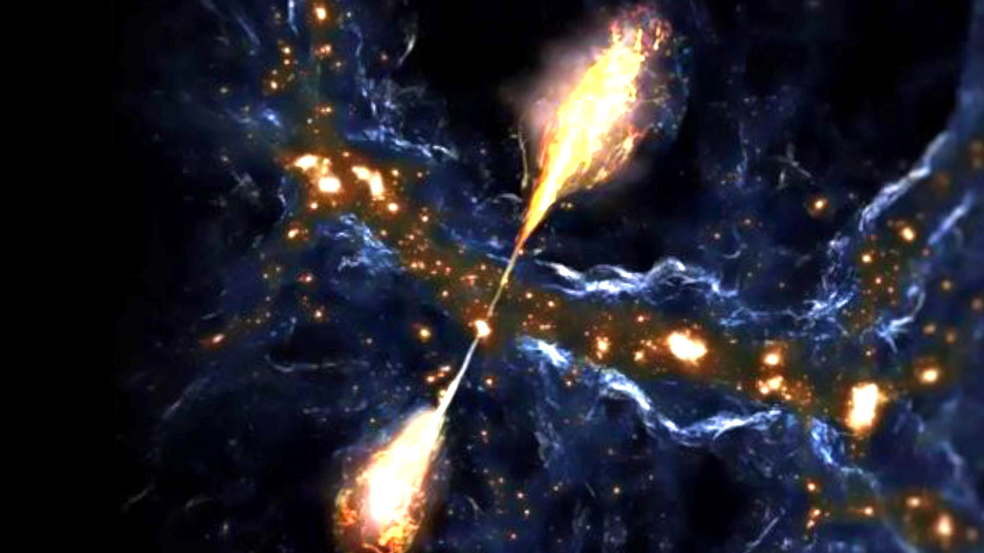 Video thumbnail for Black Hole Creates the Largest Cosmic Megastructure Ever Seen