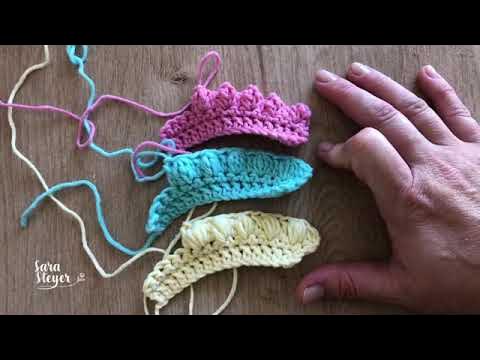 'Video thumbnail for Como fazer CROCHE - ponto Pipoca, ponto Bolha e ponto Puff.'