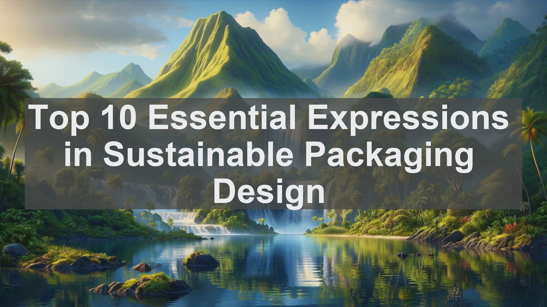 'Video thumbnail for Top 10 Essential Expressions in Sustainable Packaging Design'