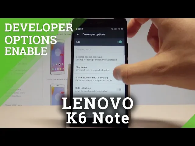 Video thumbnail for How to Allow Developer Options in LENOVO K6 Note - USB Debugging / OEM Unlock |HardReset.Info