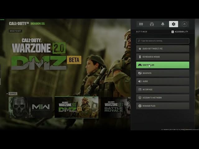 Video thumbnail for Call Of Duty Modern Warfare II  Warzone 2.0 - How To Adjust Advanced Movement Settings