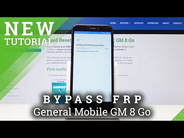 Video thumbnail for How to Bypass Google Verification in General Mobile GM 8 Go - Skip FRP