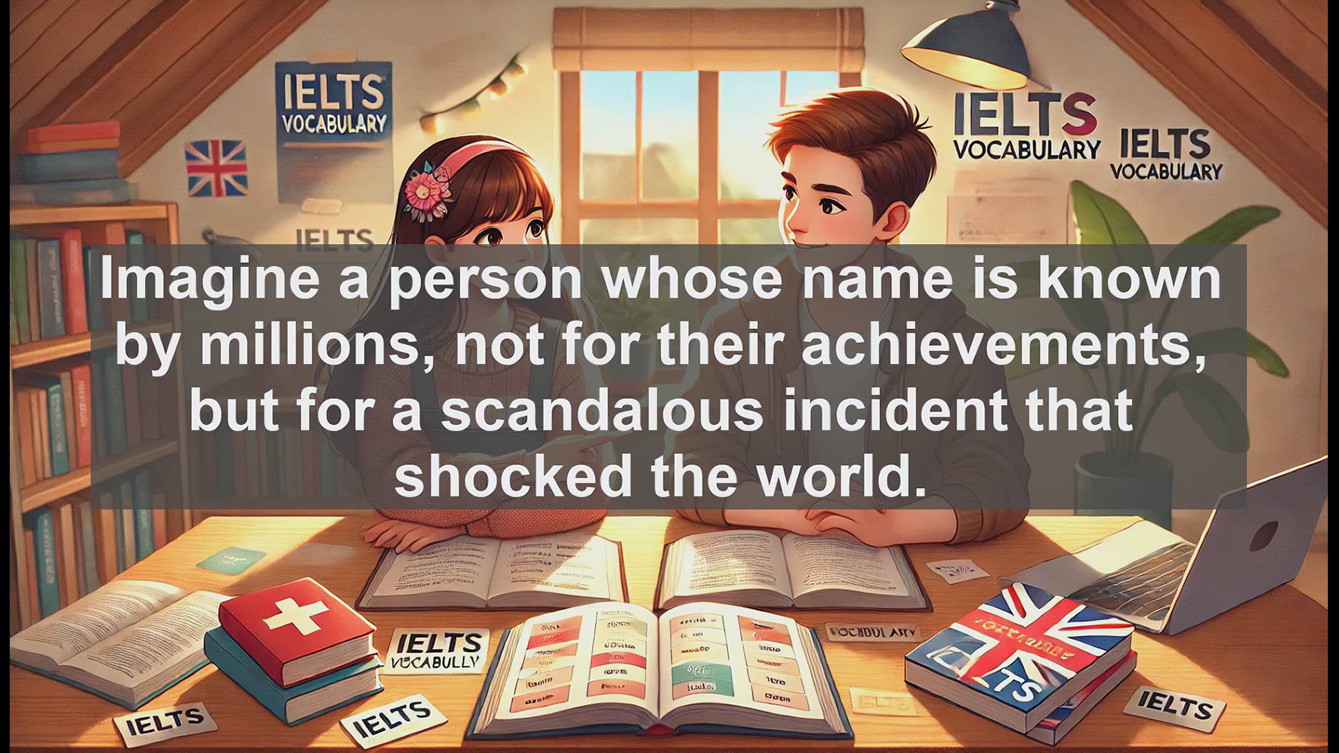 'Video thumbnail for 2000 Must Know IELTS 9.0 Vocabulary - IELTS Vocabulary: Understanding 'Notoriety''