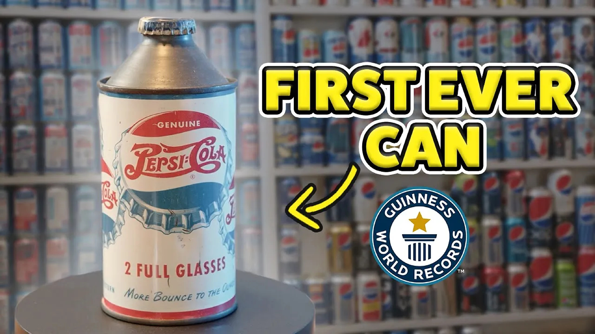 'Video thumbnail for  Christian Cavaletti, the king of Pepsi can collectors'