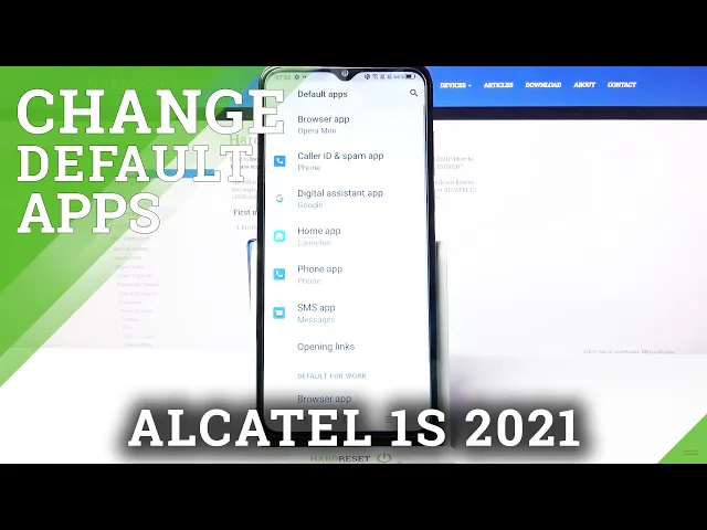 Video thumbnail for How to Change Default Apps on ALCATEL 1S 2021 – Manage Default Apps