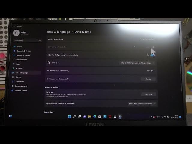Video thumbnail for How To Enable & Disable Automatic Date Time On Lenovo Legion
