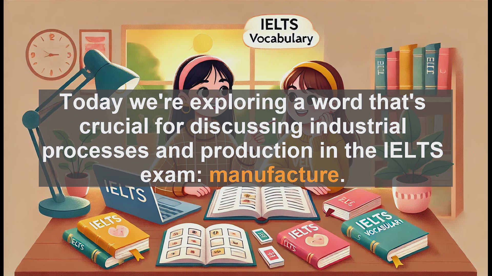 'Video thumbnail for 2500 Must Know IELTS 6.5 Vocabulary - IELTS Vocabulary: Understanding 'Manufacture' in Industrial Contexts'