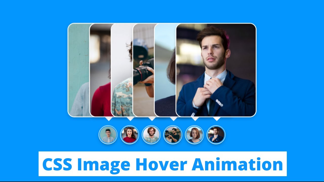 'Video thumbnail for Image Hover Animation using HTML & CSS _ Z-Index Transition'