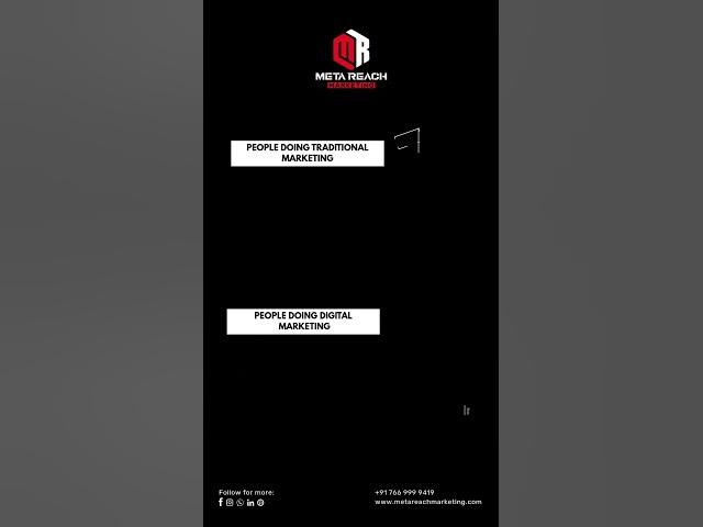 Video thumbnail for Digital marketing beats traditionalโmore reach, less cost! ๐