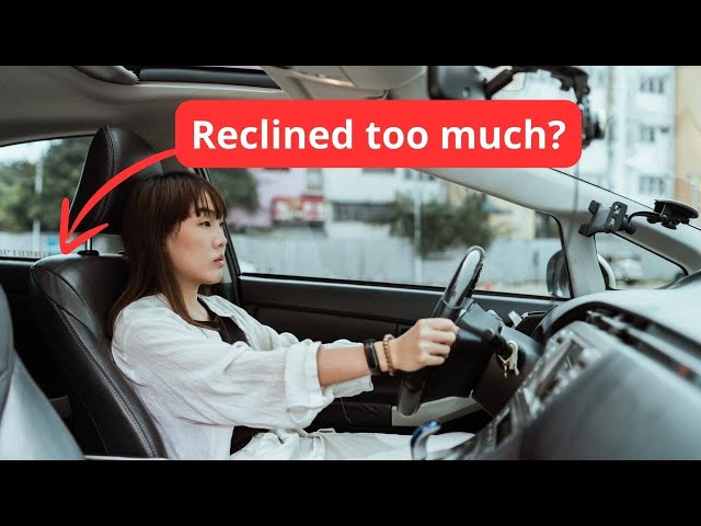 Video thumbnail for Here’s why LYING on your seat when driving is dangerous