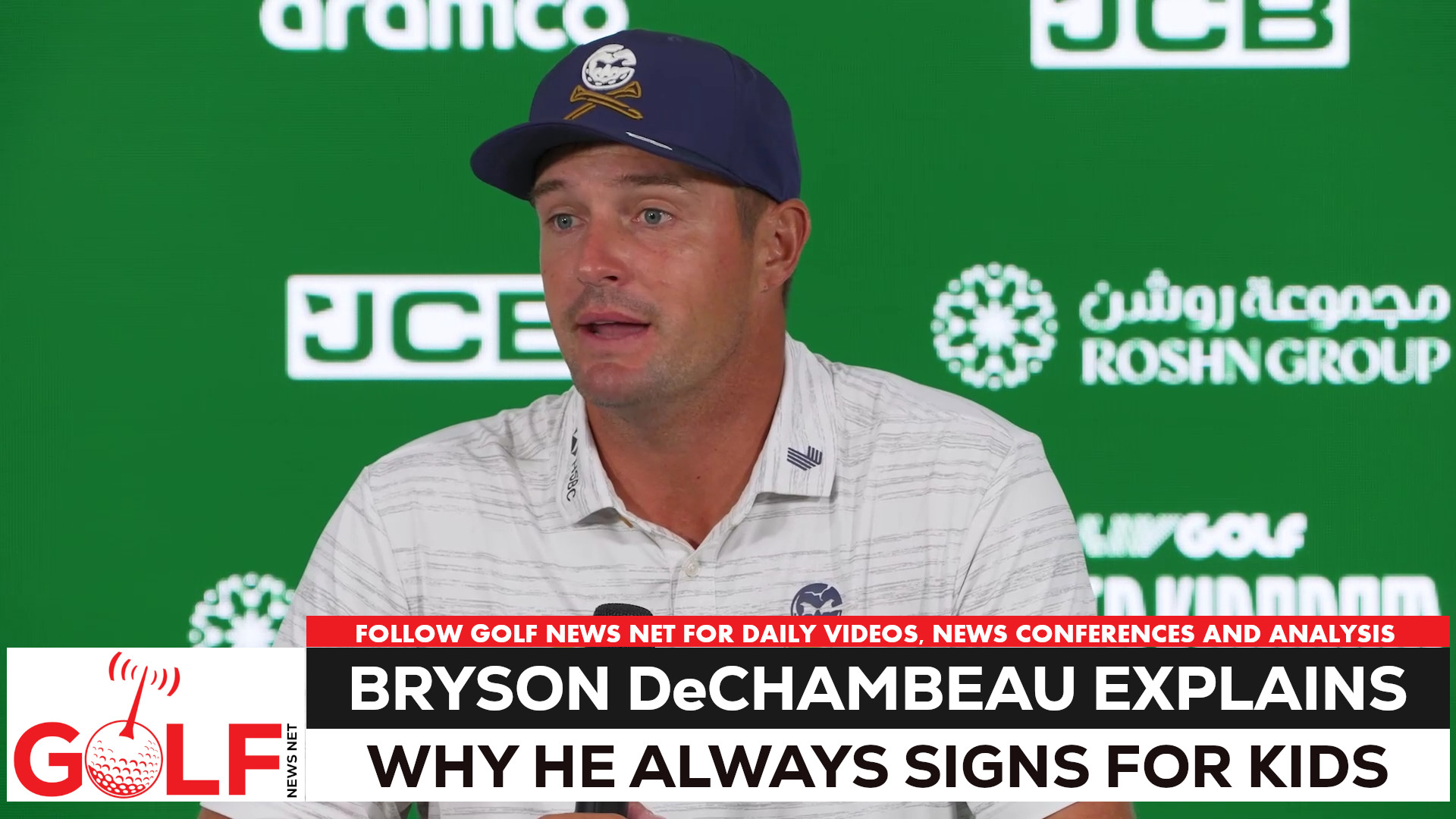Video thumbnail for Bryson DeChambeau: "I'm not going to be here forever"
