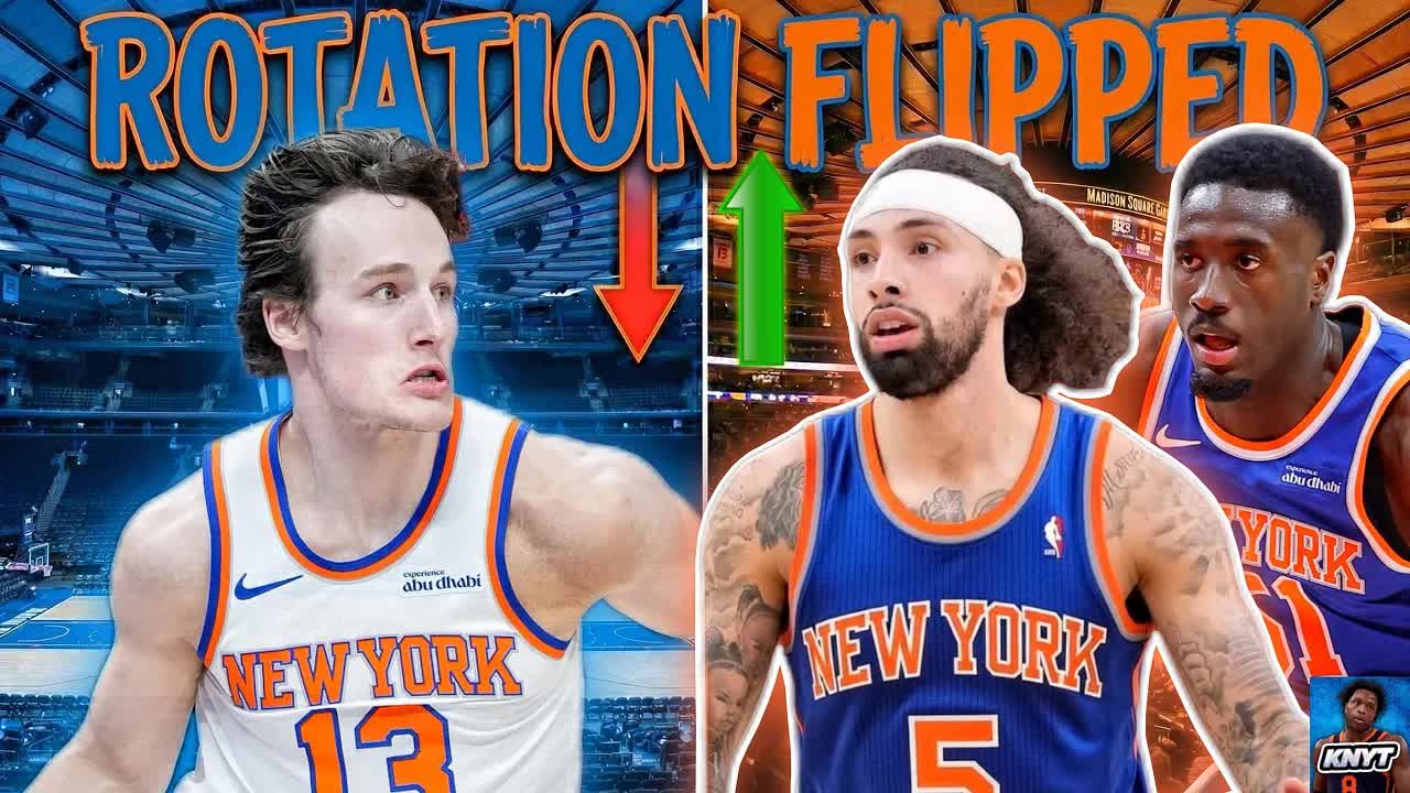 Video thumbnail for knyt: knicks new rotation! alvarado & diawara takeover impacting brunson, kolek