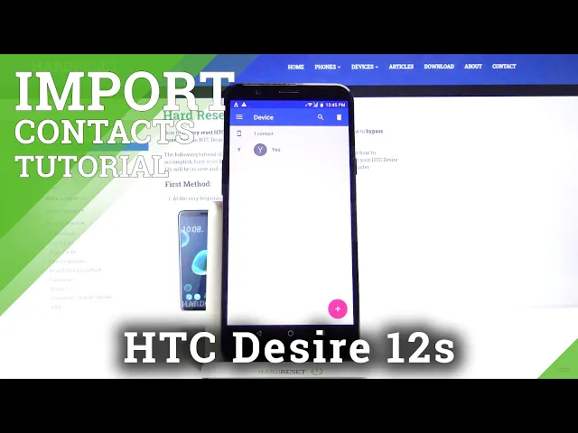 Video thumbnail for How to Copy Contacts in HTC Desire 12s – Transfer Contacts