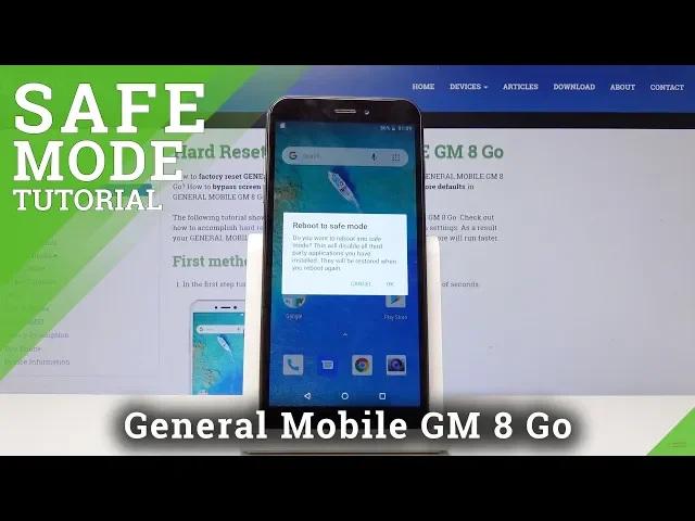 Video thumbnail for How to Boot into Safe Mode in General Mobile Gm 8 GO - Troubleshooting Mode