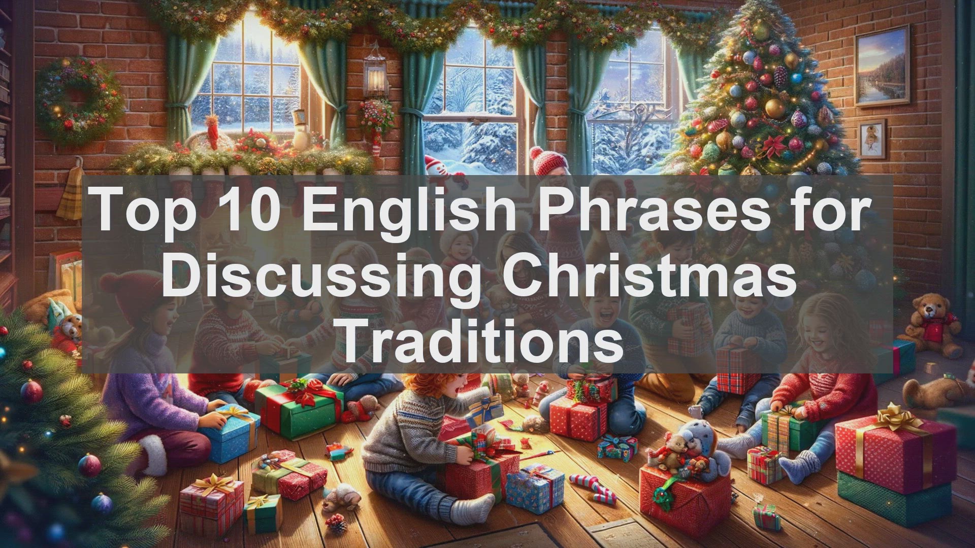 'Video thumbnail for Top 10 English Phrases for Discussing Christmas Traditions'