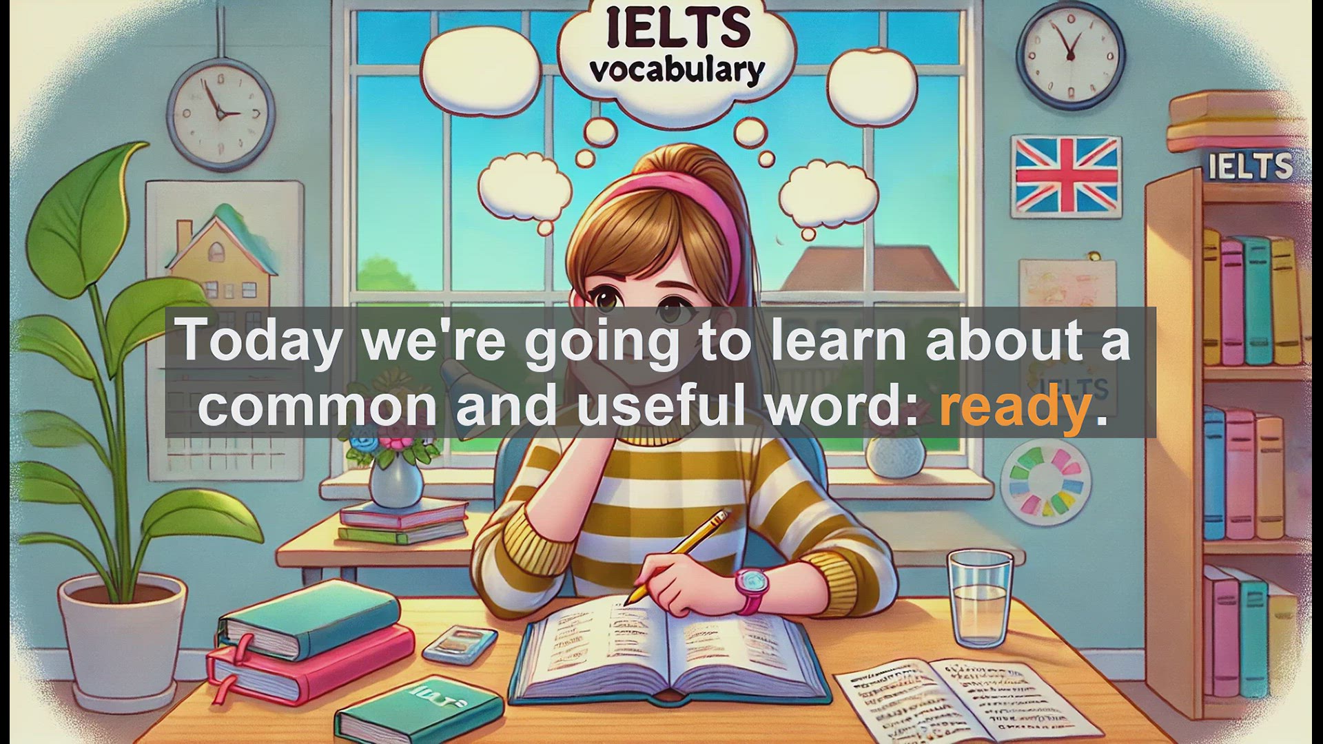 'Video thumbnail for 2500 Must Know IELTS 5.5 Vocabulary - IELTS Vocabulary: Mastering the Word 'Ready''