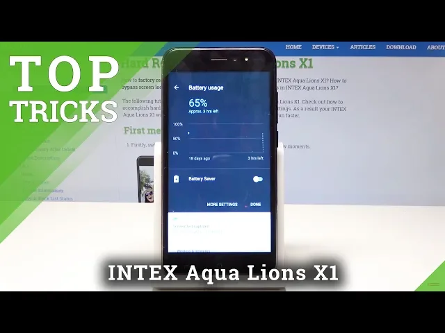 Video thumbnail for How to Activate Power Saving Mode in INTEX Aqua Lions X1 - Extend Battery Life