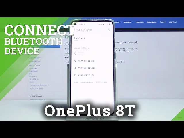 Video thumbnail for How to Pair Bluetooth Devices with OnePlus 8T – Connection Settings & Bluetooth Device