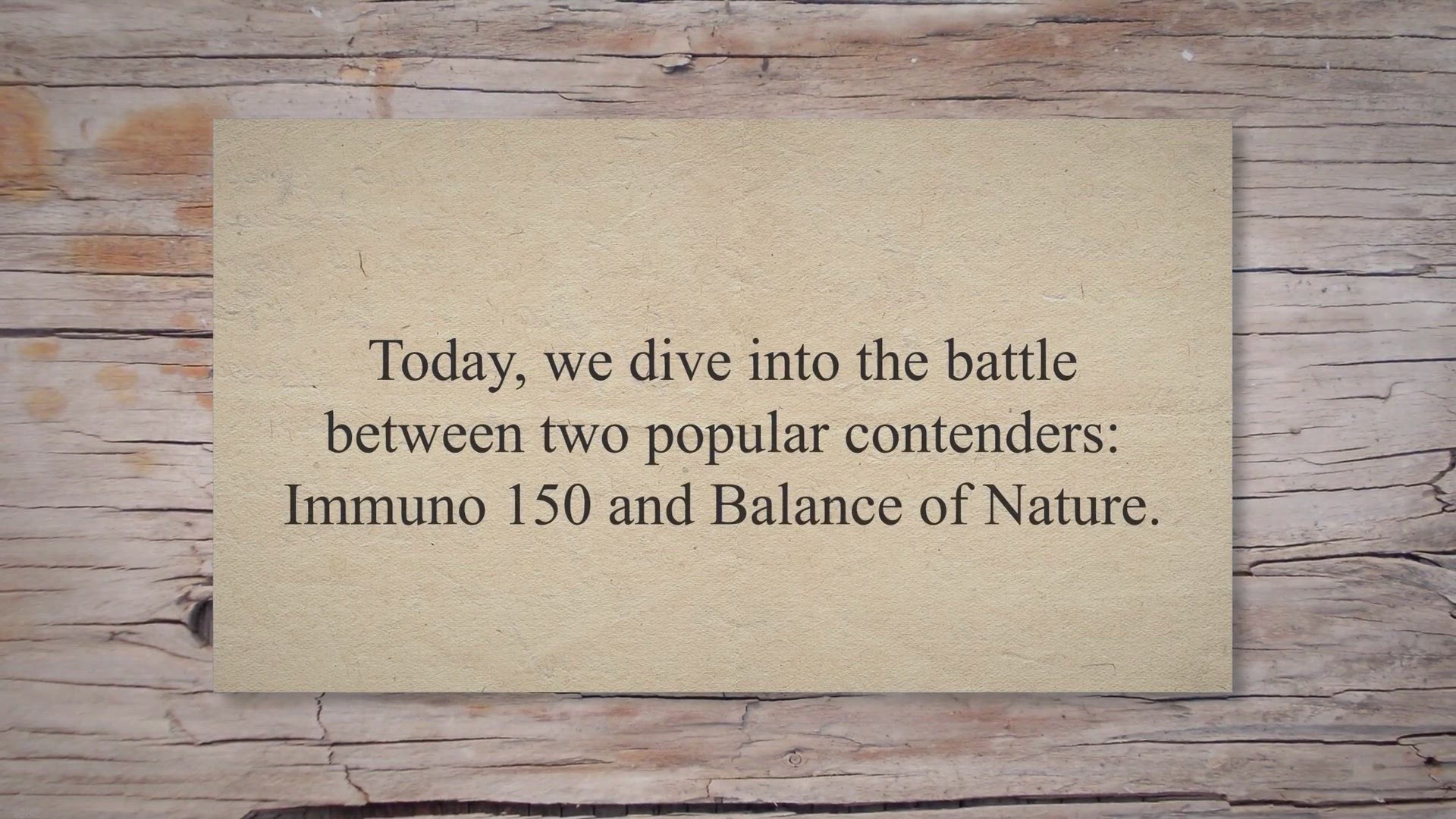 Video thumbnail for Boosting Your Immune Health: Immuno 150 vs Balance of Nature - Unveiling the Science and Natural Alternatives