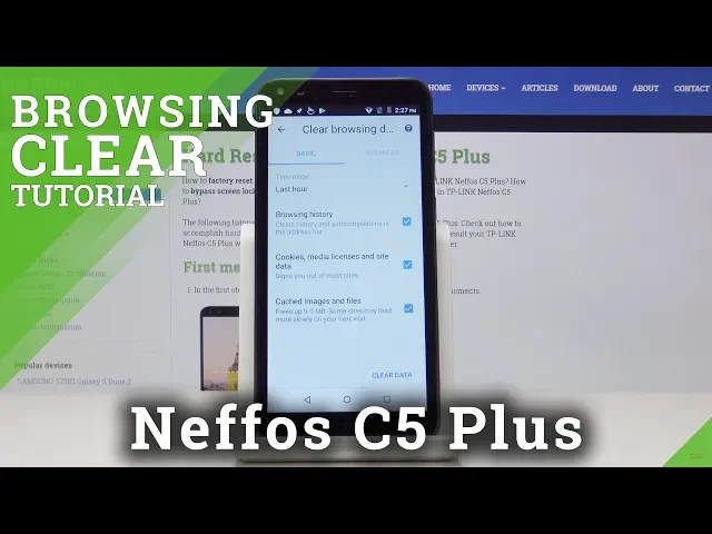 Video thumbnail for How to Erase Browser History & Cookies in Neffos C5 Plus - Clear Browser Data