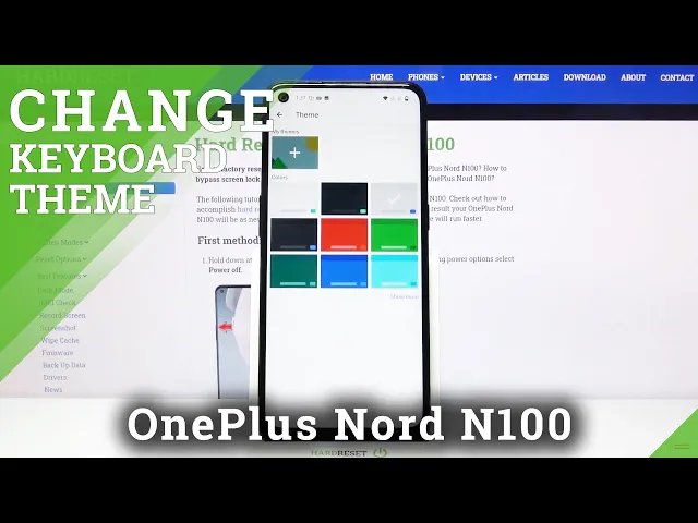 Video thumbnail for How to Customize Keyboard Theme in OnePlus Nord N100 – Change Keyboard Background