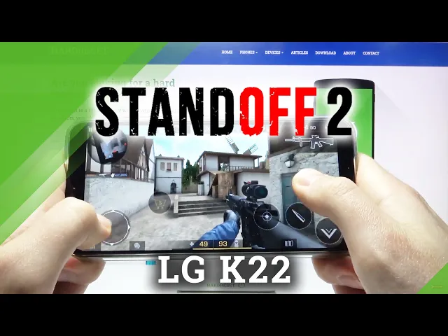 Video thumbnail for Standoff 2 on LG K22 | FPS Checkup