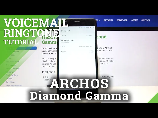 Video thumbnail for How to Change Voicemail Notifications on ARCHOS Diamond Gamma - Set Up Voicemail Notifications