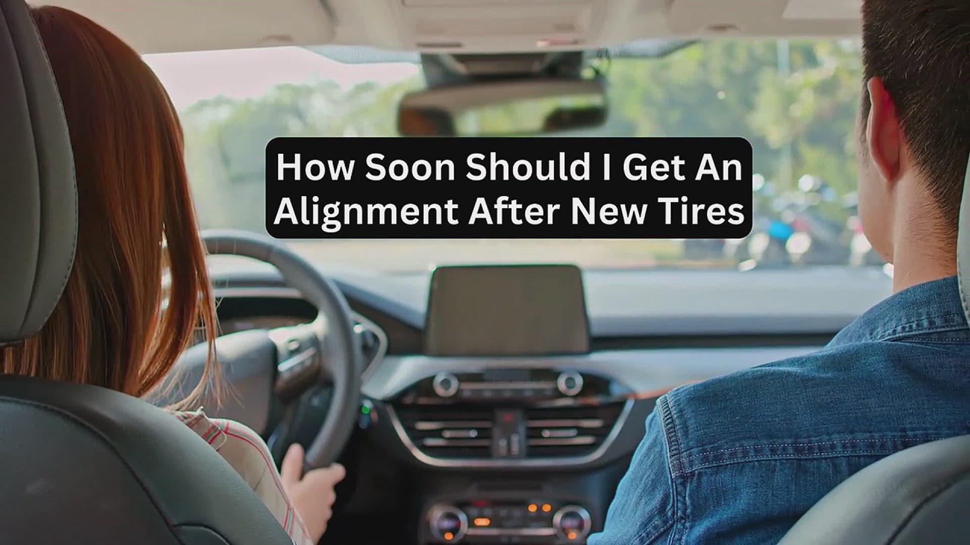 'Video thumbnail for How Soon Should I Get An Alignment After New Tires'