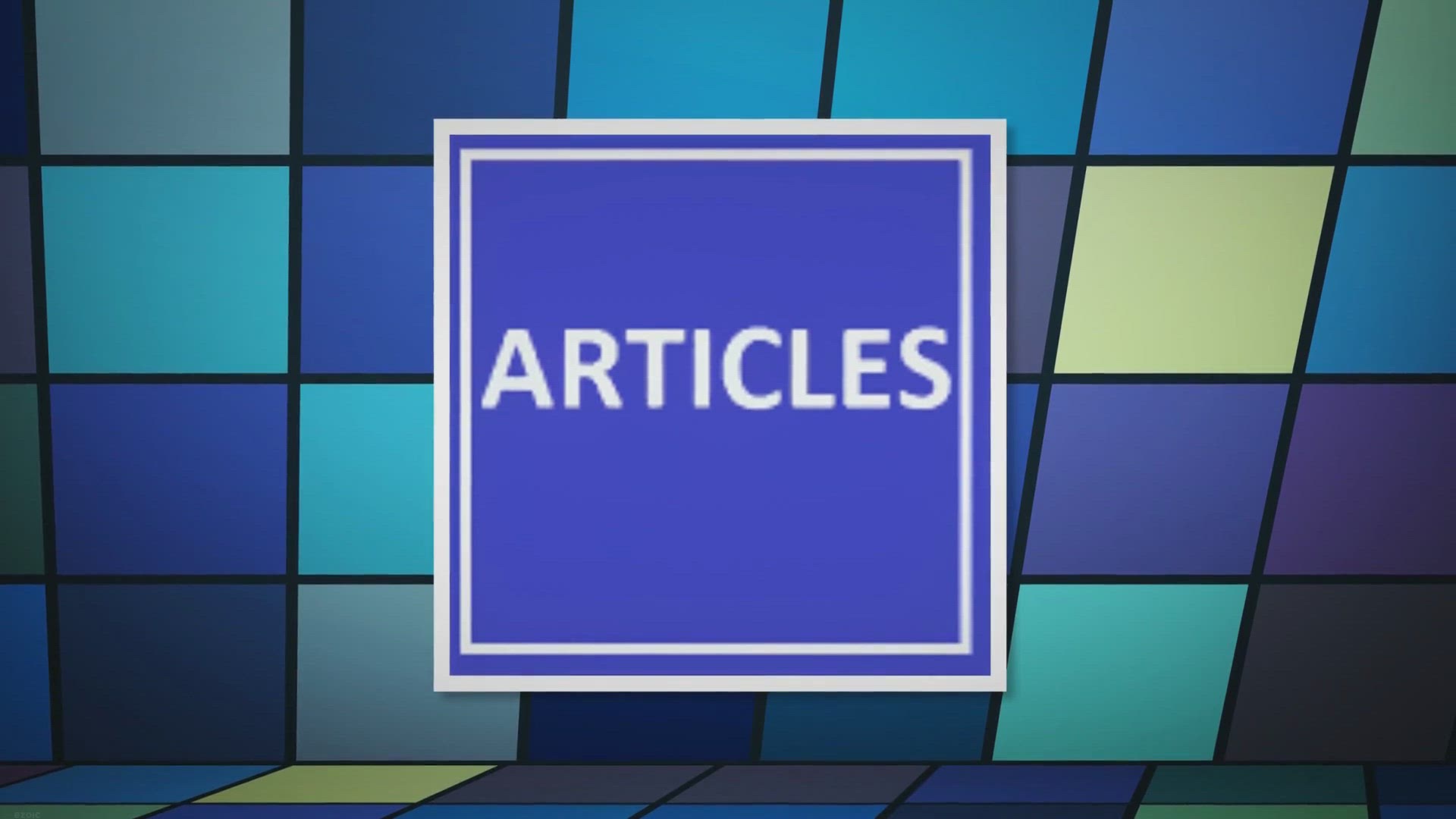 'Video thumbnail for Articles'
