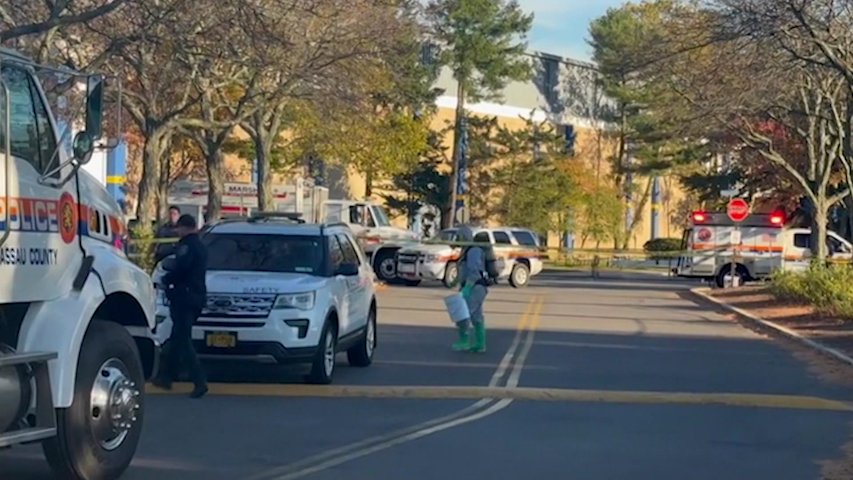 Video thumbnail for Police respond to incident at Hofstra University