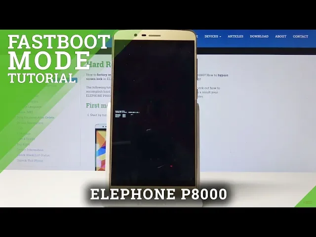 Video thumbnail for How to Enable Bootloader in ELEPHONE P8000 - Fastboot Mode Tutorial